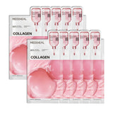 MEDIHEAL Collagen Essential Mask Core Firming 24ml x 10+1pcs