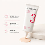 Numbuzin - No.3 No Filter Tone-Up Sun Serum 01 Blur SPF50+ PA++++ 50ml