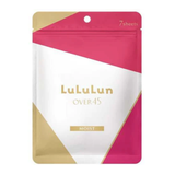 LuLuLun OVER45 Camellia Pink Moist Face Mask 7 Sheets