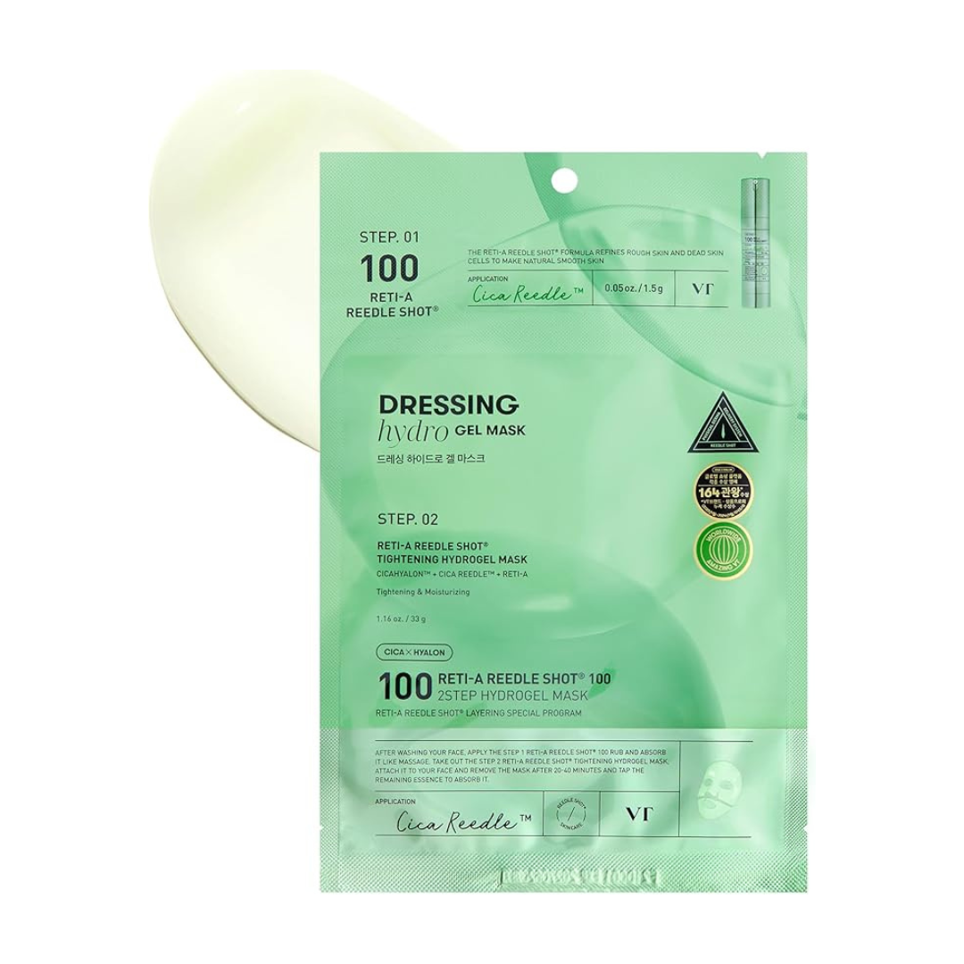 VT COSMETICS Reti-A Reedle Shot 100 2-Step Hydrogel Mask