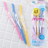 KAI Pretty Eyebrow Razor – Gentle Facial & Eyebrow Trimmer (3pcs)